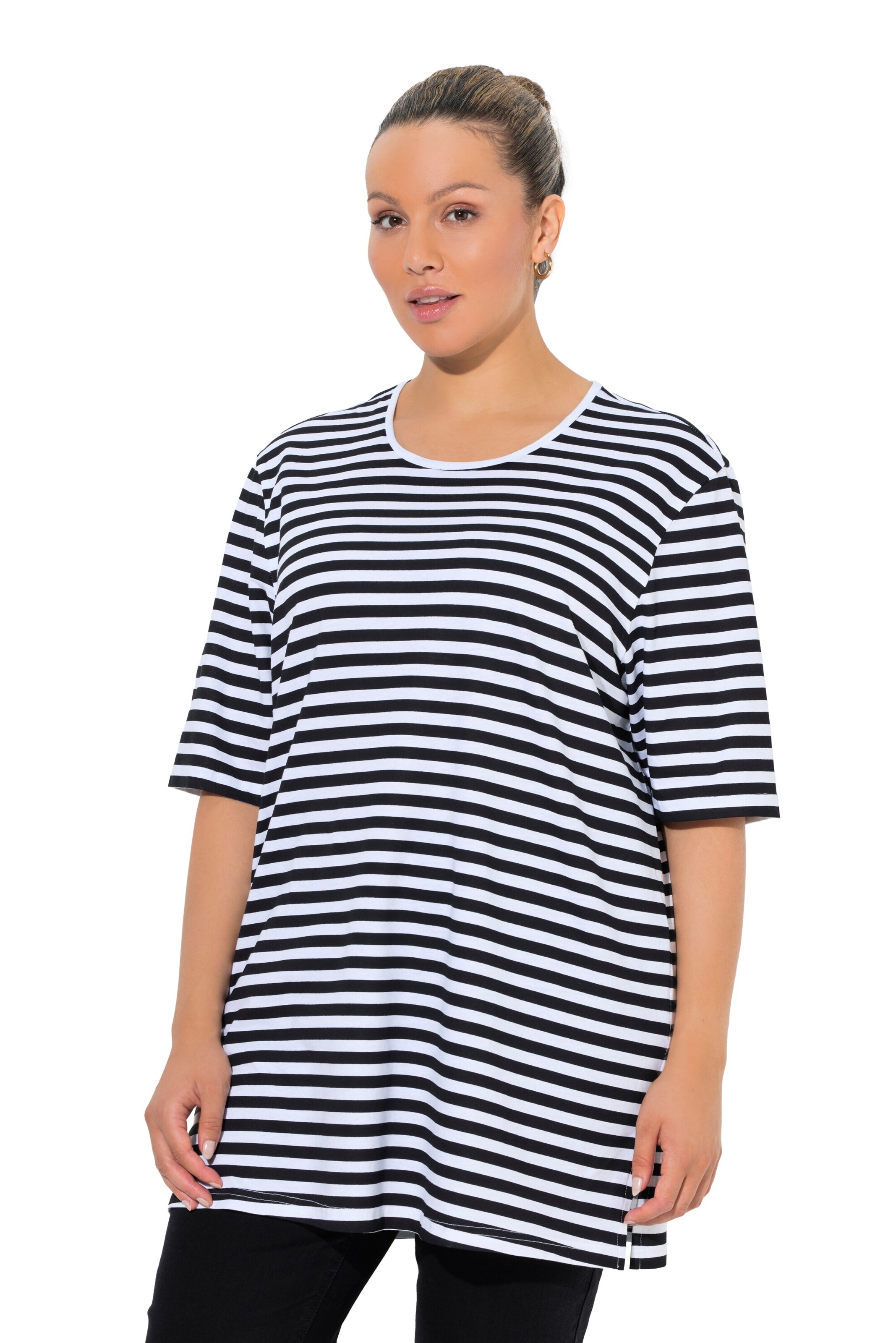 Ulla Popken Shirt in Black: front