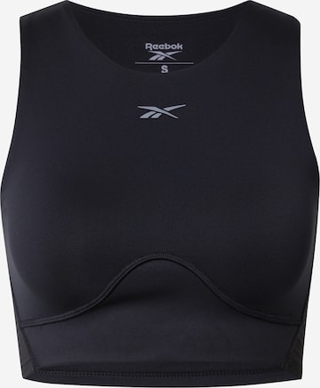 Reebok Sporttop 'LUX' in Zwart: voorkant