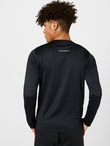 new balance Αθλητική μπλούζα φούτερ σε μαύρο