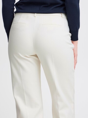 regular Pantaloni con piega frontale ' VITA ' di Fransa in bianco