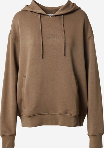 Sweat-shirt 'Ima' MSCH COPENHAGEN en marron : devant