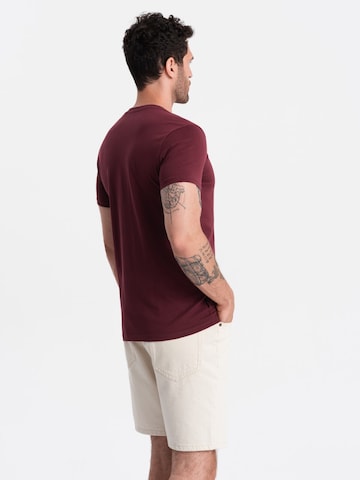 Ombre Shirt 'OM-TSBS-0145' in Red