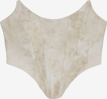 Bershka Top in Grau: predná strana