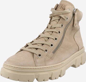 Paul Green Veterlaarsjes in Beige: voorkant