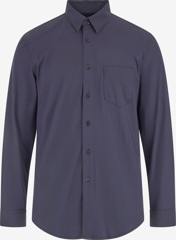 GUESS Button Up Shirt in Blue: front
