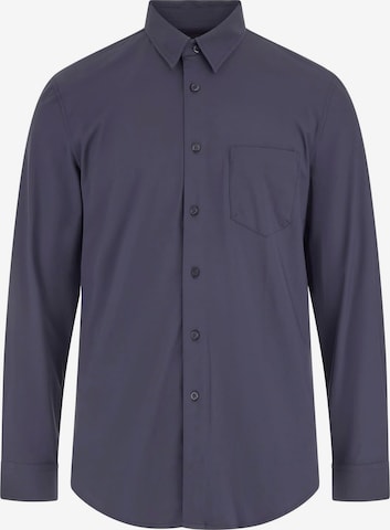 GUESS Slim fit Button Up Shirt in Blue: front