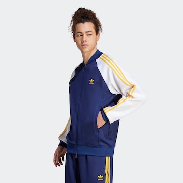 ADIDAS ORIGINALS Sweatvest 'Adicolor Classics+ Sst' in Blauw: voorkant