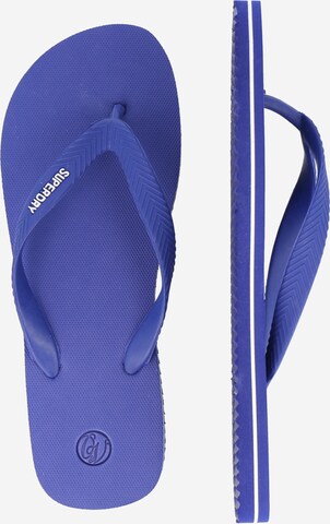 Tongs Superdry en bleu