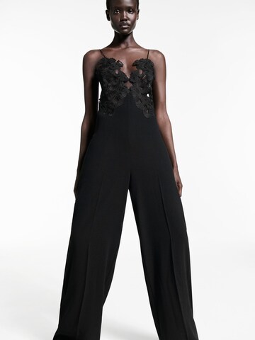 Combinaison 'Carly' MANGO en noir : devant