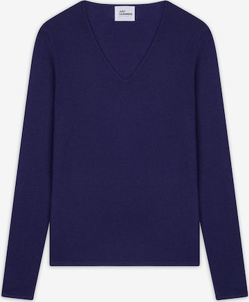 purpurinė JUST CASHMERE Megztinis 'Joan': priekis