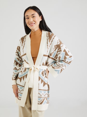 ONLY Strickjacke 'ONLFRIDA' in Beige: Vorderseite