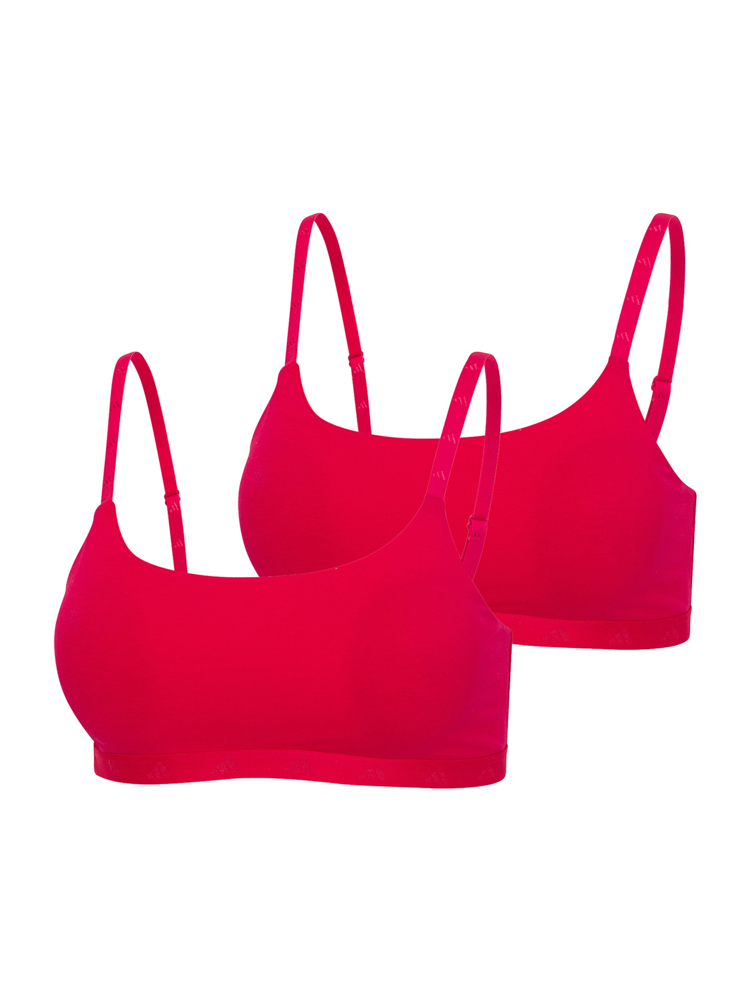 ADIDAS ORIGINALS Bustier BH ' Sport Active Essentials ' in Rood: voorkant