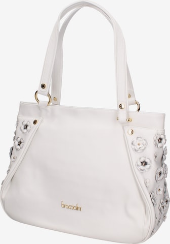 Sac bandoulière Braccialini en blanc : devant