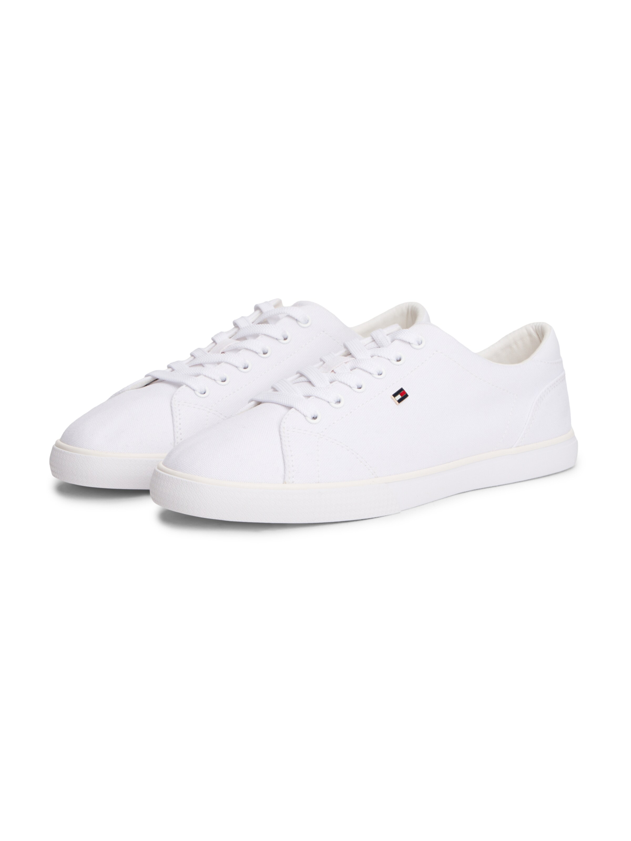 TOMMY HILFIGER Nizke superge | bela barva