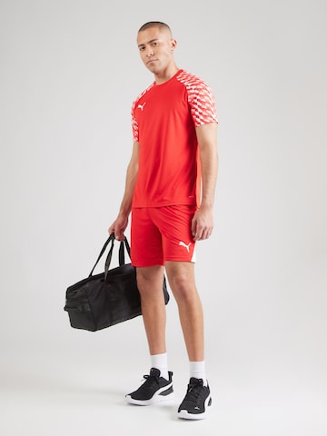 PUMA regular Παντελόνι φόρμας 'TeamLIGA26' σε κόκκινο