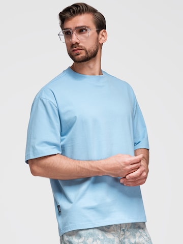 Ombre Shirt in Blauw: voorkant