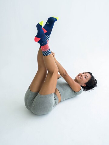INCYLENCE Athletic Socks 'WILDNESS' in Blue