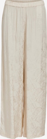 OBJECT Wide leg Trousers 'LI AYA' in Grey: front