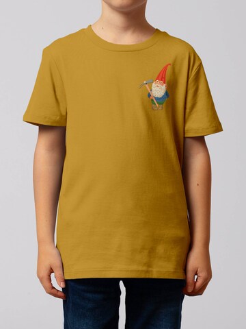 watabout.kids Shirt 'Gartenzwerg' in Yellow
