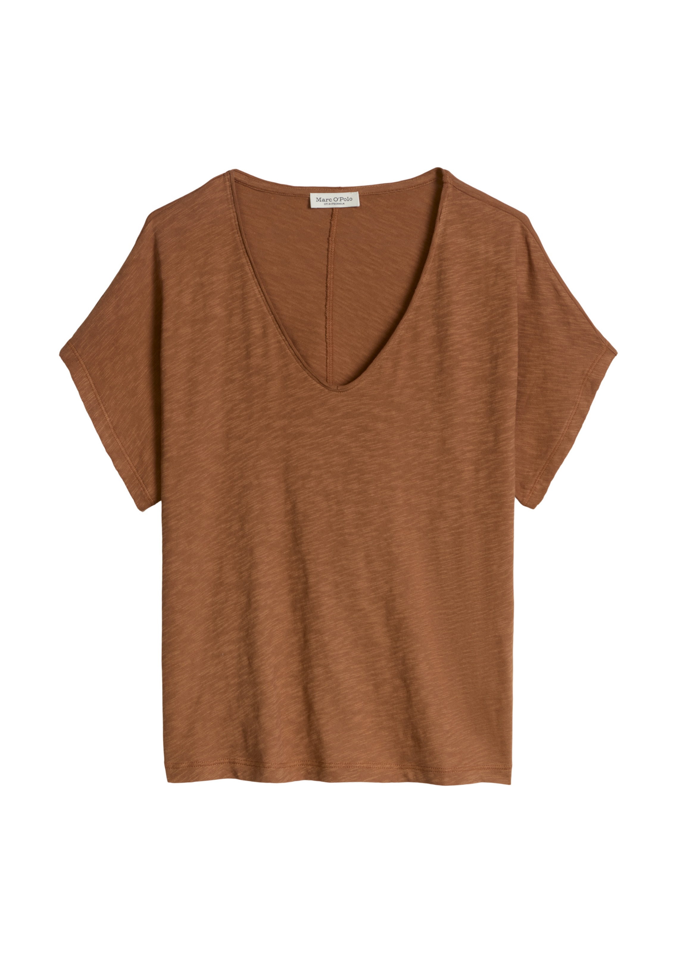 Marc O'Polo T-Shirt in Braun: Vorderseite