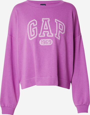 GAPSweater majica - ljubičasta boja: prednji dio