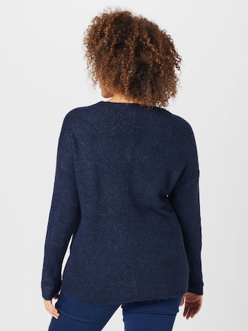 Vero Moda Curve Пуловер 'LEFILE' в синьо