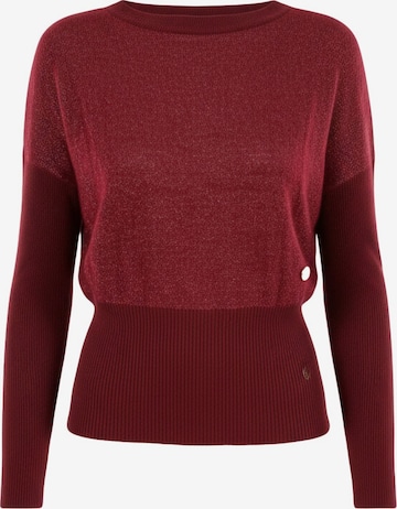 Pull-over 'Maglia' Yes Zee en rouge : devant