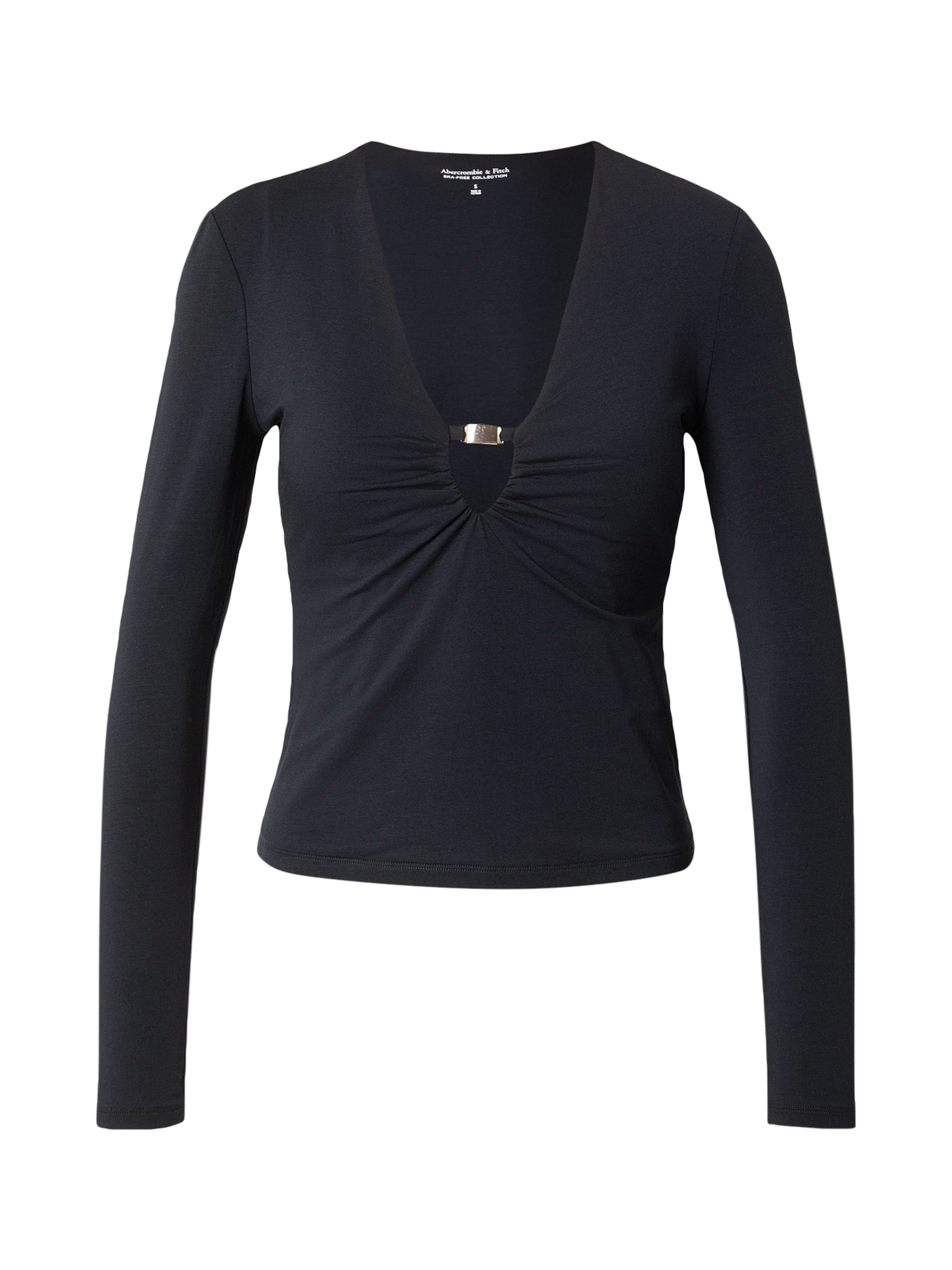 Abercrombie & Fitch T-shirt i svart: framsida