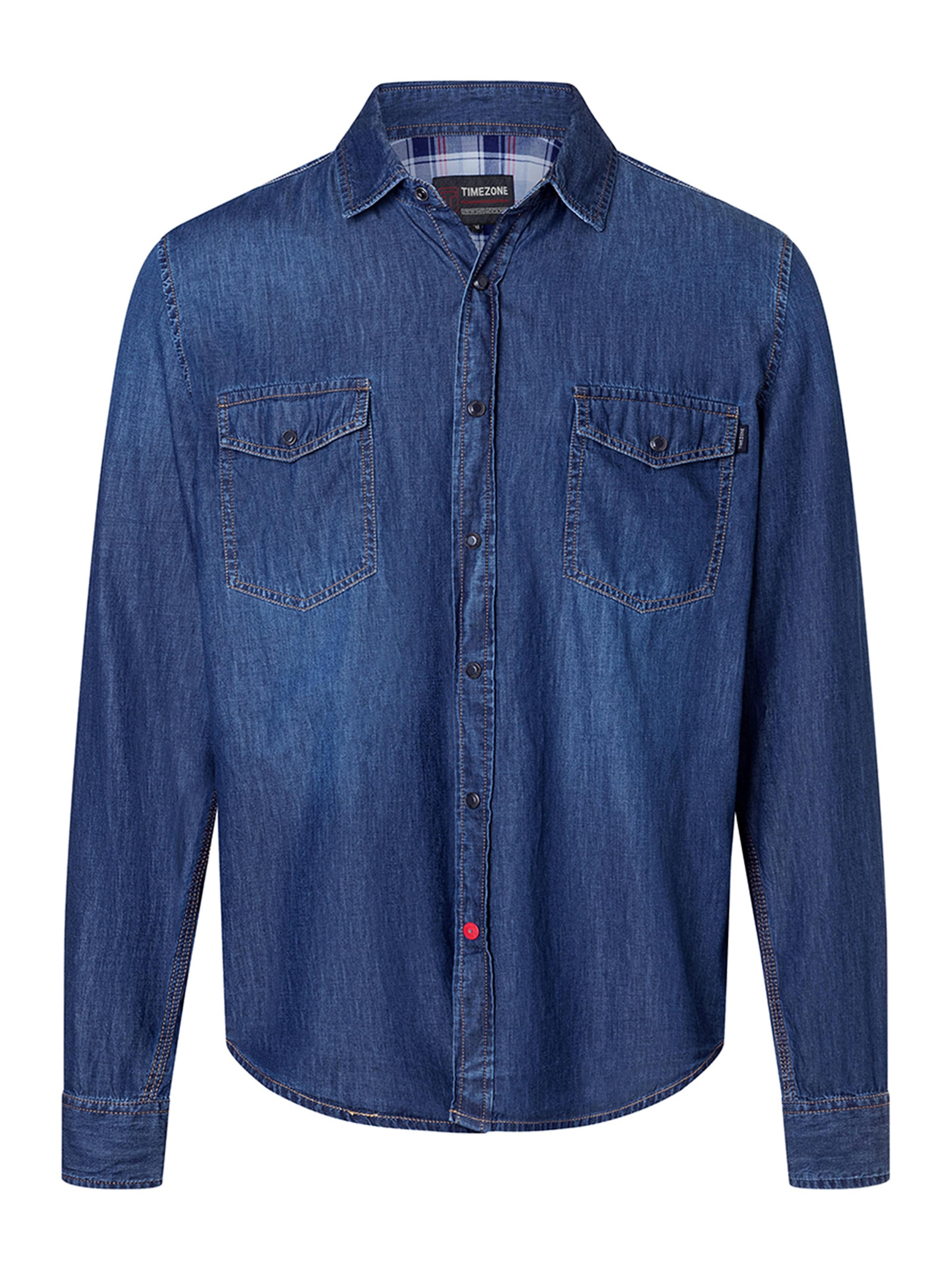 TIMEZONE Shirt 'Denim' in Blue: front