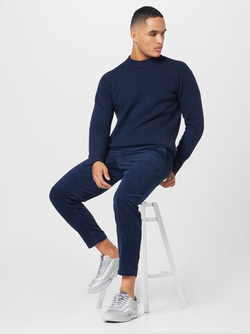 BOSS Orange Pullover 'Ashetland' in Blau