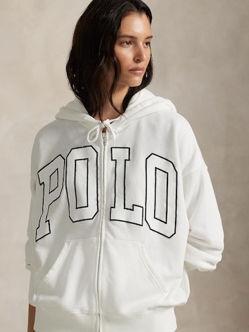 Giacca di felpa 'ISLAND' di Polo Ralph Lauren in bianco