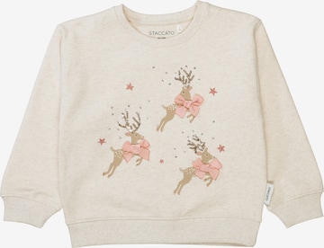 smėlio STACCATO Megztinis be užsegimo: priekis