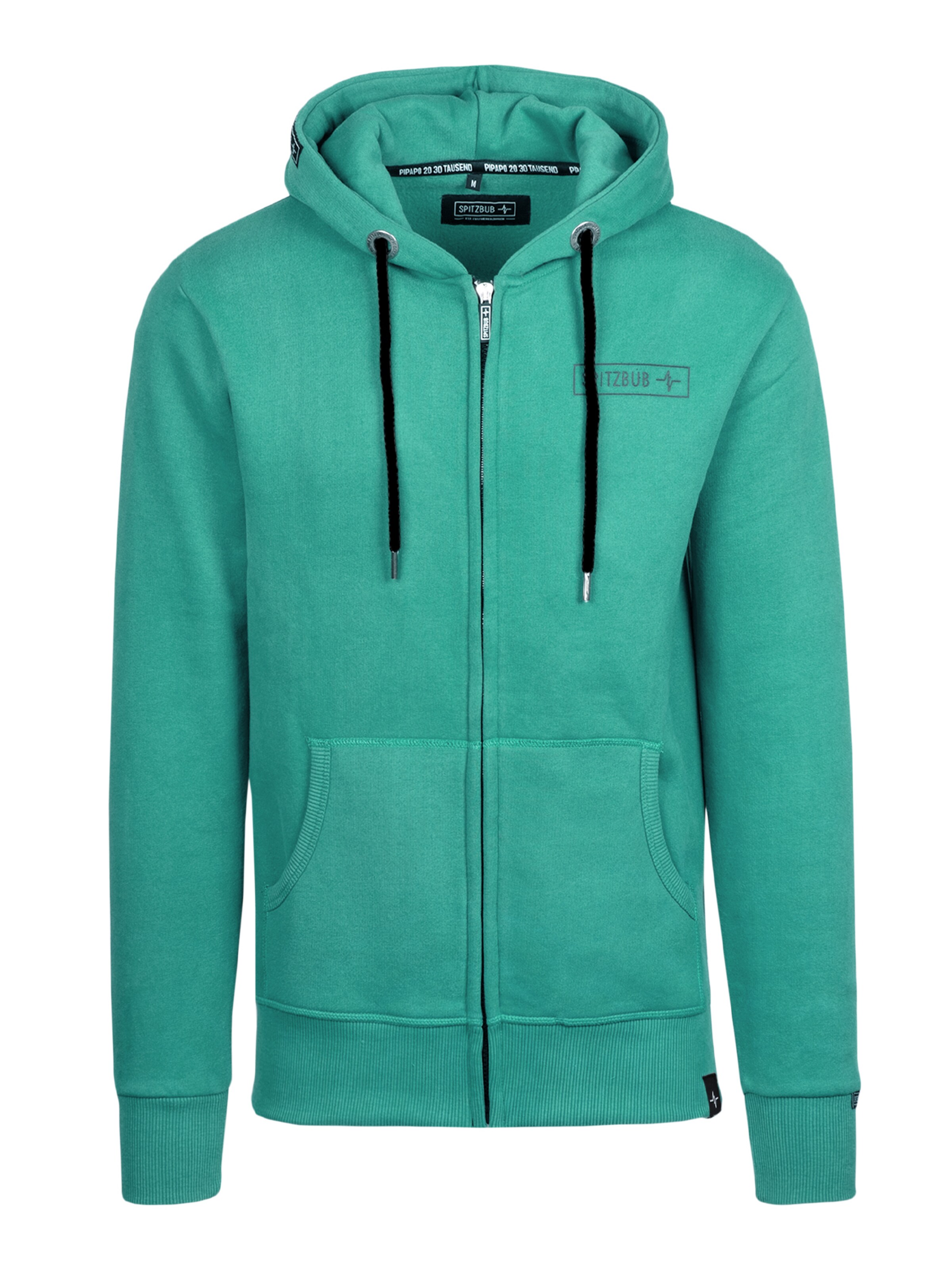 SPITZBUB Sweatshirt ' Nils ' in Groen: voorkant