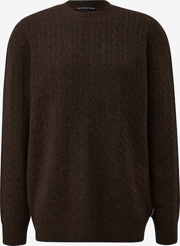 Pullover di QS in marrone: frontale