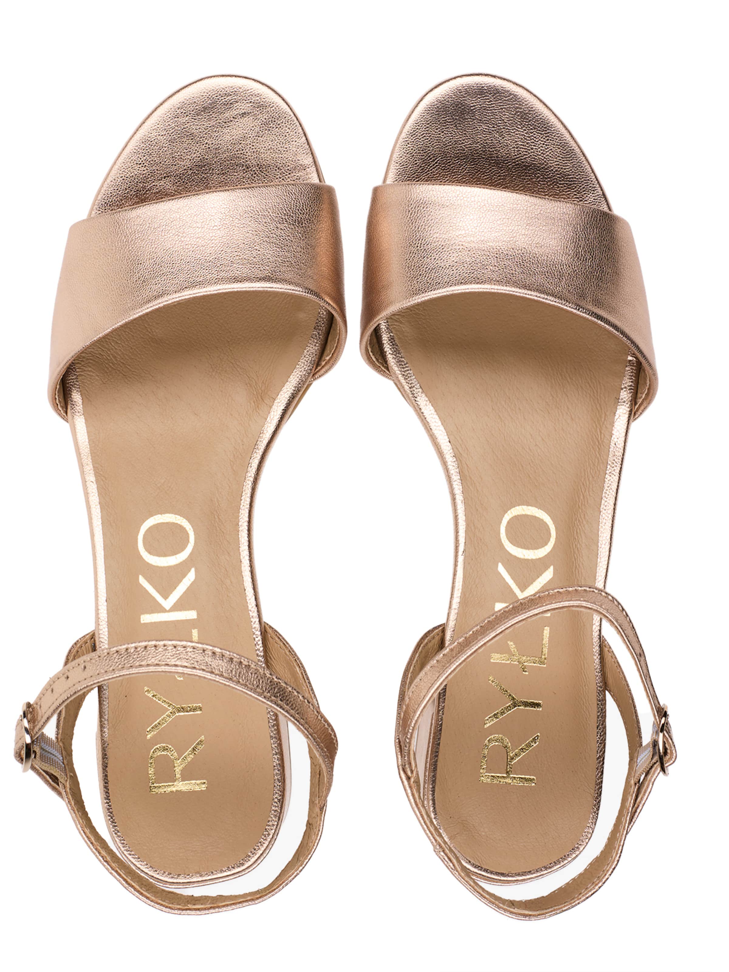 RYŁKO - Sandália em ouro