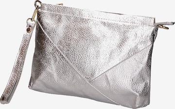 Gave Lux Clutch in Silver: front
