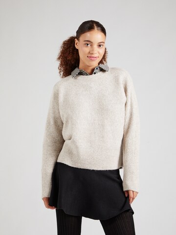 Pull-over 'Ajaxi-M' mbym en beige : devant