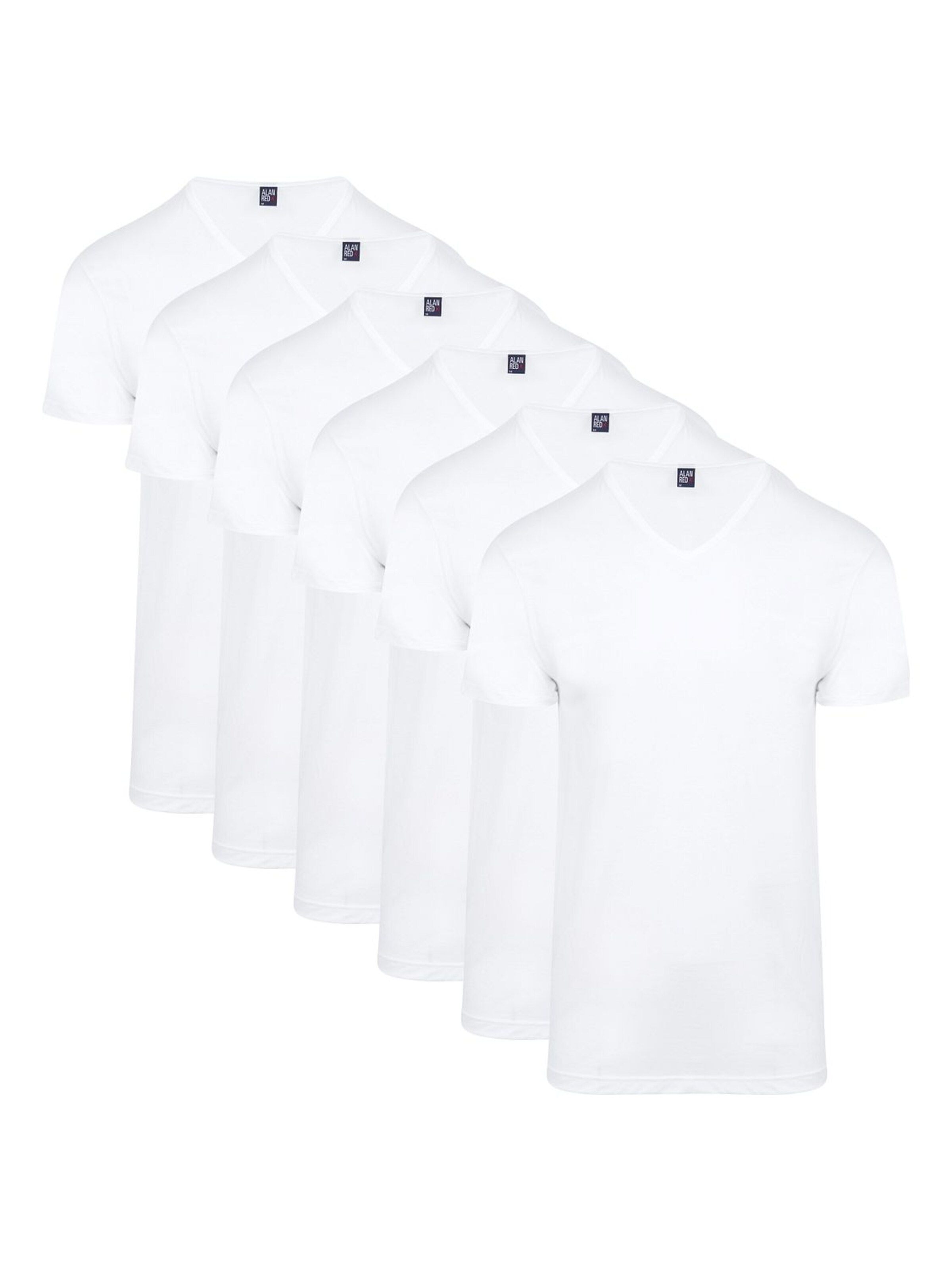 alan red Shirt 'Vermont' in Wit: voorkant