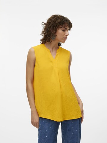 Chemisier 'VMELVA ' VERO MODA en jaune : devant