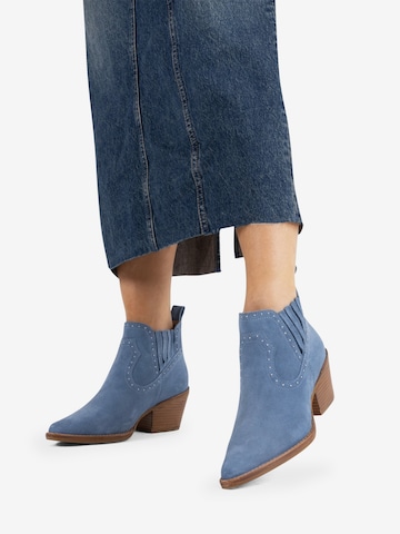 BRONX Ankle Boots 'Jukeson' in Blau