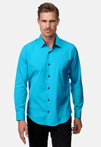 Rusty Neal Slim fit Overhemd in Blauw
