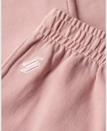 Superdry Loose fit Pants in Pink