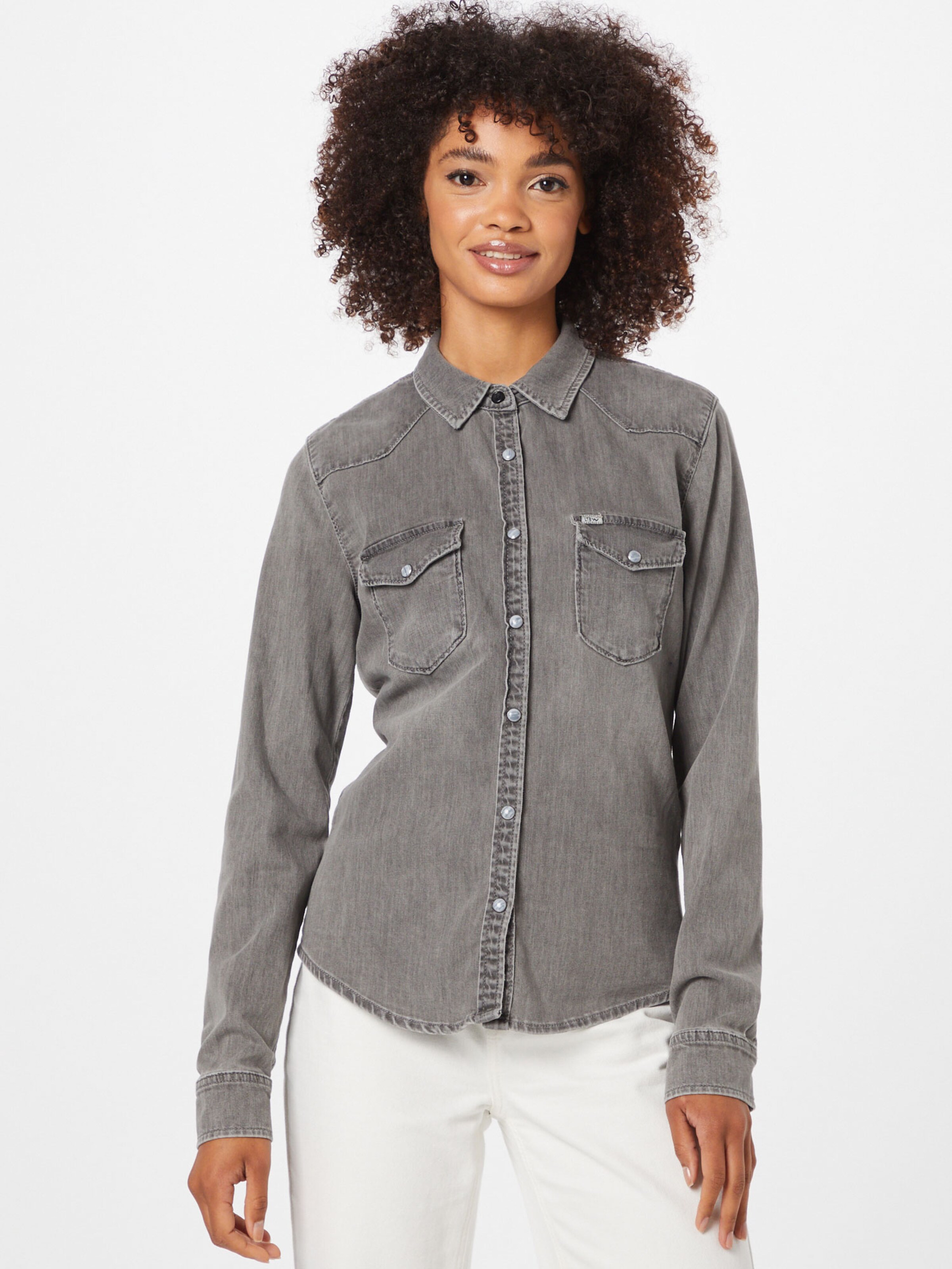 Frauen Große Größen LTB Bluse 'Lucinda' in Grau - KR90861 Frauen Große Größen LTB Bluse 'Lucinda' in Grau - KR90861