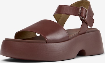 CAMPER Strap Sandals 'Tasha' in Red: front
