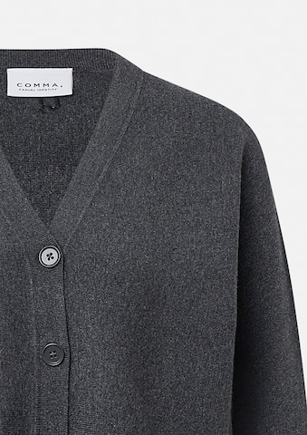 comma casual identity Knit Cardigan 'Milano' in Grey