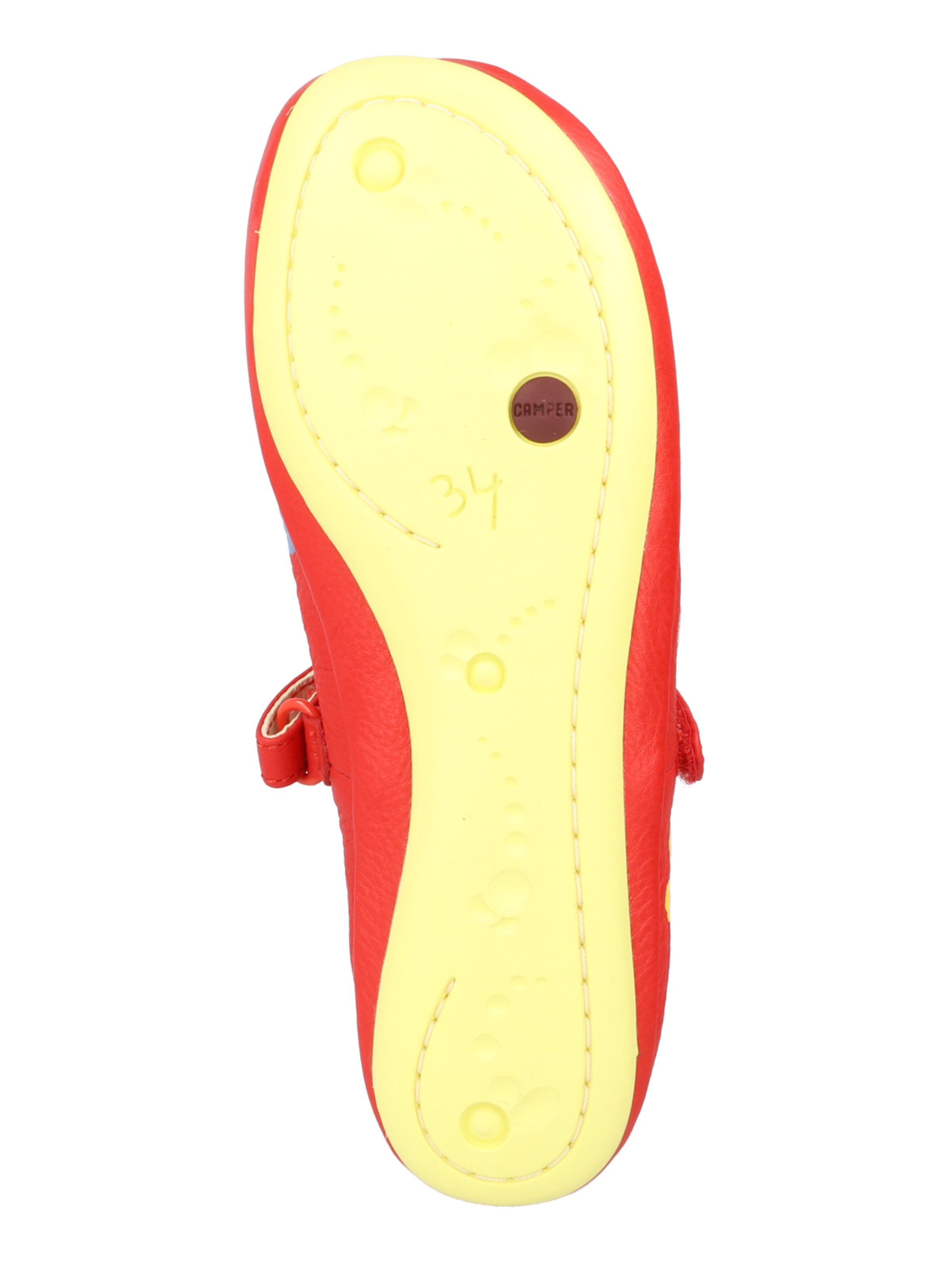 CAMPER Ballerina 'RIGHT' i röd