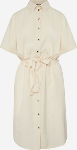Pieces Tall Blousejurk 'Sunna' in Beige: voorkant