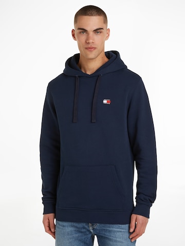 Sweat-shirt Tommy Jeans en bleu : devant