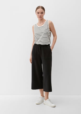 s.Oliver Wide leg Trousers in Black