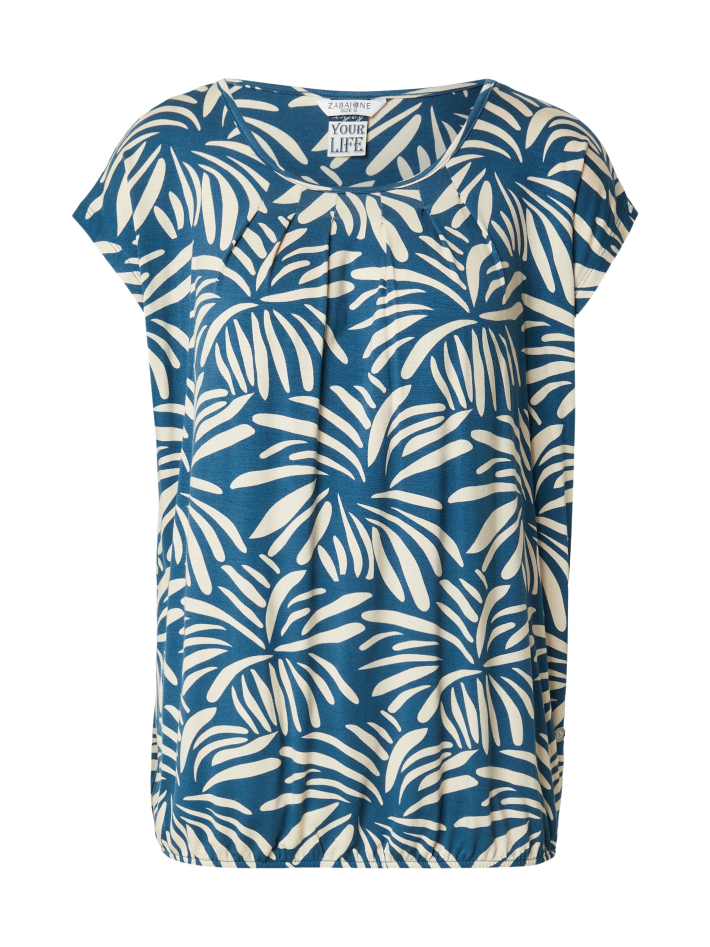 ZABAIONE T-Shirt 'Mi44nou' in Blau: Vorderseite